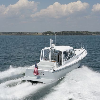 Express-Cruiser / Jetantrieb - 38' Jet Boat - Lyman Morse - zweimotorig / schnell / 2 Kojen