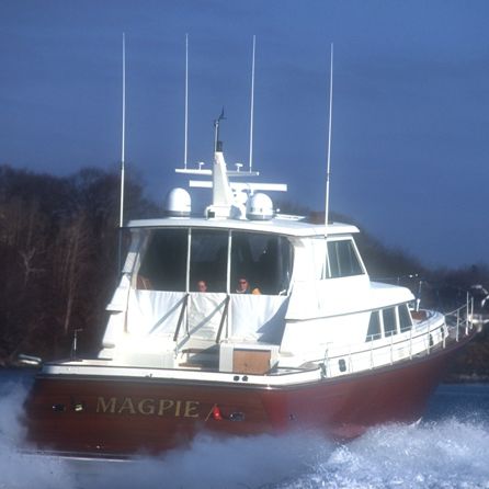 Motoryacht für Kreuzfahrten - MAGPIE - Lyman Morse - mit Steuerhaus / 1 Kabine