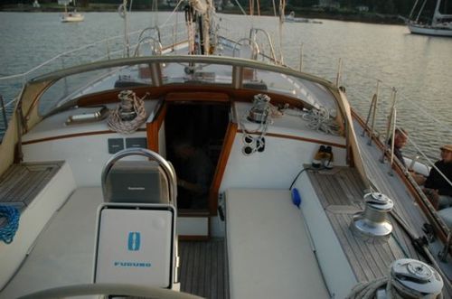 Segelyacht für Kreuzfahrten - Seguin 49' - Lyman Morse - Motorsegler / 8 Kojen / mit offenem Heck