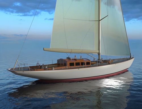 Traditionelles Segelboot - ANNA - Lyman Morse - Daysailer