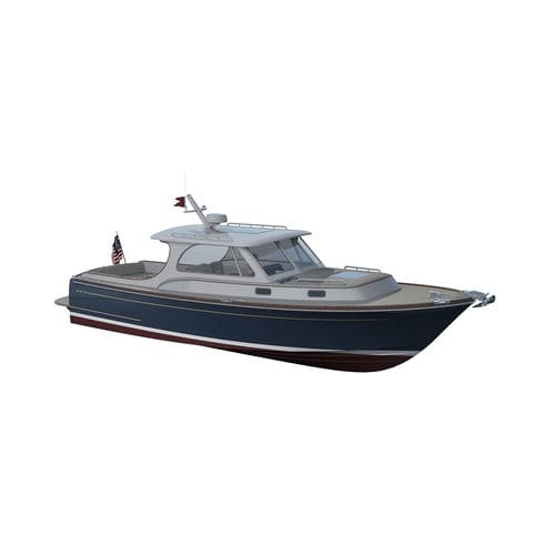 Express-Cruiser / Innenborder - HOOD 35 LM - Lyman Morse - zweimotorig / Hardtop / 1 Kabine