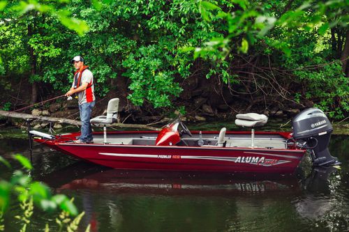 Bass-Boat / Außenborder - PROWLER 165 - Alumacraft - mit Seitenkonsole / Sportfischer / Aluminium