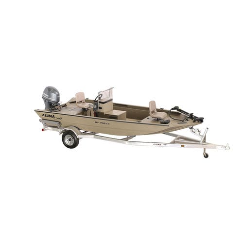 Jon-Boat / Außenborder - MV1756 AW CC - Alumacraft - mit Mittelkonsole / Sportfischer / Aluminium