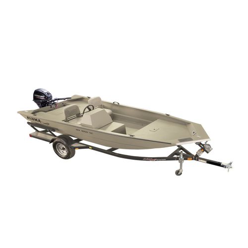 Jon-Boat / Außenborder - MV1650 AW SC - Alumacraft - mit Seitenkonsole / Sportfischer / Aluminium