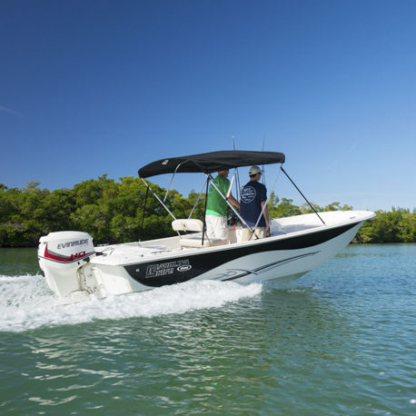 Außenborder-Konsolenboot - 258 DLV - Carolina Skiff - zweimotorig / mit Mittelkonsole / Sportfischer