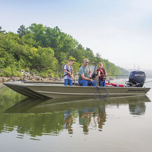 Jon-Boat / Außenborder - GRIZZLY® 1860 CC - Fisher - mit Mittelkonsole / Open / Sportfischer