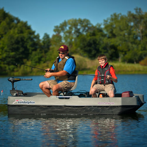 Offenes Boot / Außenborder - SPORTSMAN - KL Outdoor - elektrisch / Sportfischer / 2 Plätze