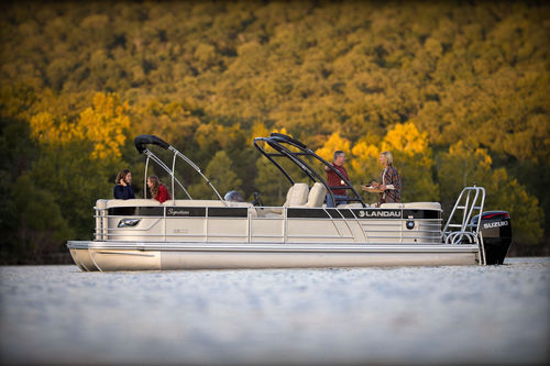 Außenborder-Pontonboot - Signature 2500 Cruise - Landau Boats - max. 13 Personen / max. 14 Personen / max. 15 Personen