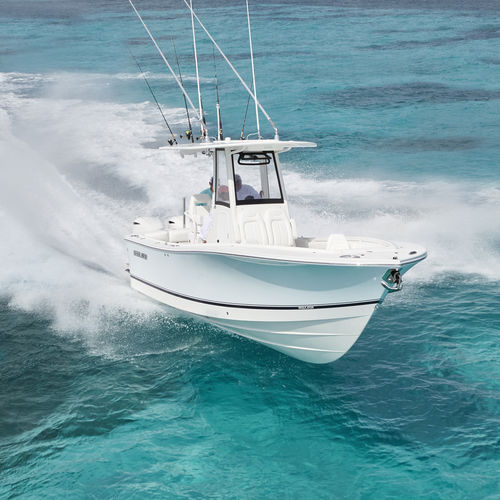 Außenborder-Konsolenboot - 25 - Regulator - zweimotorig / mit Mittelkonsole / Sportfischer
