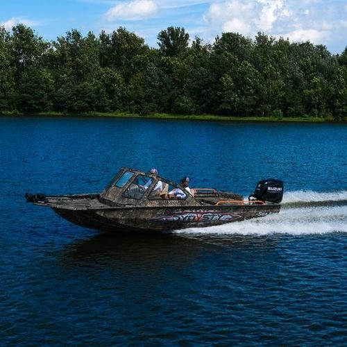 Jon-Boat / Außenborder - Dynasty - SeaArk Boats - Open / mit Doppelkonsole / Sportfischer