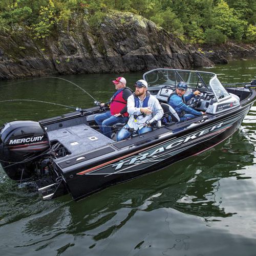 Bay-Boat / Außenborder - Targa™ V-19 WT - Tracker - mit Doppelkonsole / Sportfischer / Aluminium