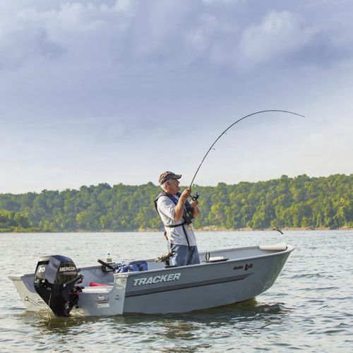 Offenes Boot / Außenborder - Guide V-14 Deep V - Tracker - Aluminium / max. 4 Personen