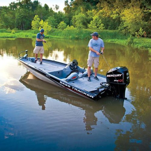 Bass-Boat / Außenborder - PRO TEAM™ 190 TX - Tracker - mit Seitenkonsole / Sportfischer / Aluminium