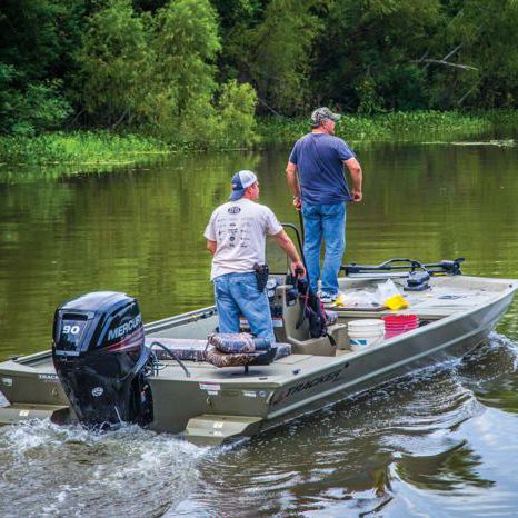 Bay-Boat / Außenborder - GRIZZLY® 2072 CC - Tracker - mit Mittelkonsole / Sportfischer / Aluminium