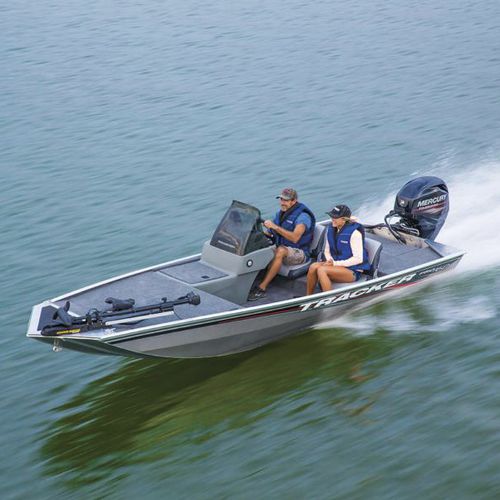 Bass-Boat / Außenborder - PRO 160 - Tracker - mit Seitenkonsole / Sportfischer / Aluminium