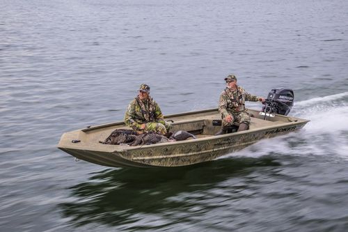 Jon-Boat / Außenborder - GRIZZLY® 1654 T Sportsman - Tracker - Sportfischer / Aluminium / max. 4 Personen