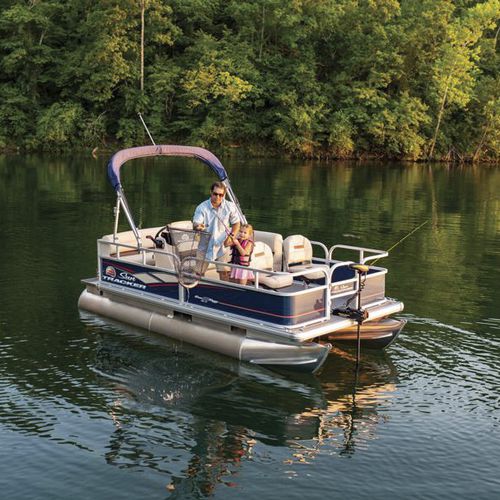 Außenborder-Pontonboot - BASS BUGGY® 16 DLX - Sun Tracker - Sportfischer / max. 7 Personen
