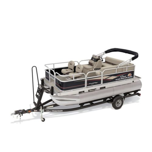 Außenborder-Pontonboot - BASS BUGGY® 16 DLX ET - Sun Tracker - elektrisch / Sportfischer / max. 7 Personen