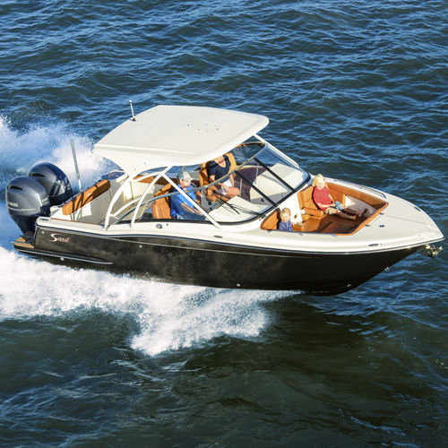 Außenborder-Runabout - 255 Dorado - Scout Boats - zweimotorig / mit Doppelkonsole / Bowrider
