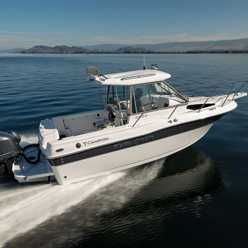 Außenborder-Runabout - EX22DC - Campion - mit Doppelkonsole / Open / Wasserski