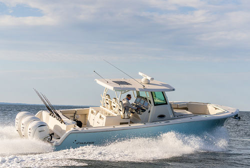 Express-Cruiser / Außenborder - 360 CC - Sailfish - dreimotorig / Stufenrumpf / Open