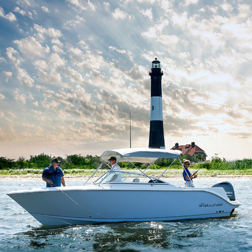 Außenborder-Runabout - 236 DC - Sailfish - Stufenrumpf / mit Doppelkonsole / Bowrider