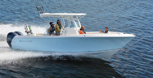 Außenborder-Konsolenboot - 270CC - Sailfish - zweimotorig / Sportfischer / T-Top
