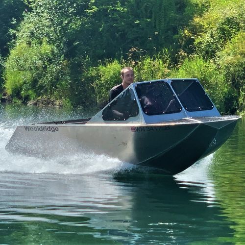Innenborder-Runabout - RIVER RAT - Wooldridge - mit Doppelkonsole / Open / Sportfischer