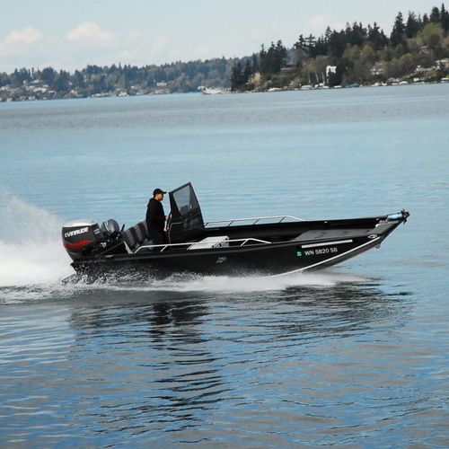 Außenborder-Runabout - XP series - Wooldridge - mit Doppelkonsole / Open / Sportfischer