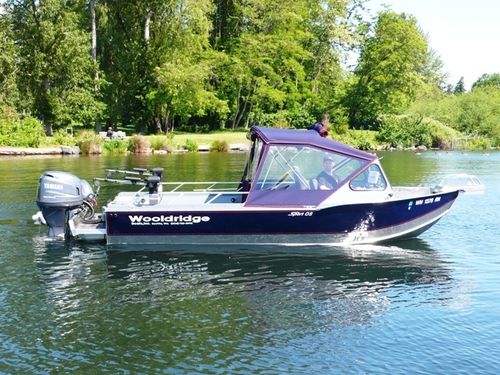 Angelboot für Tagesfahrten / Außenborder - 20' SPORT OFFSHORE - Wooldridge - Open / mit Doppelkonsole / Offshore