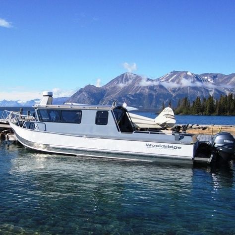 Angelboot für Tagesfahrten / Außenborder - 23' SS PILOTHOUSE - Wooldridge - zweimotorig / mit Steuerhaus / Offshore