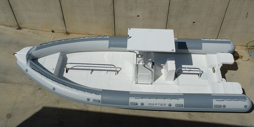 Taucherbasisboot Berufsschiff - 870  - Master - Außenborder / Festrumpf-Schlauchboot