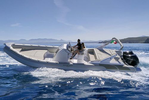Außenborder-Schlauchboot - 996 GP - Master - halbstarr / Wasserski / Glasfaser