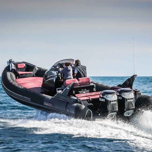 Außenborder-Schlauchboot - 996 - Master - zweimotorig / halbstarr / mit Mittelkonsole