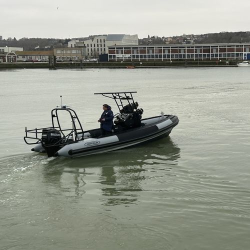 Aluminium-Berufsschiff - 698 XV ALU - Zeppelin - Patrouillenboot / Rettungsboot / Arbeitsboot