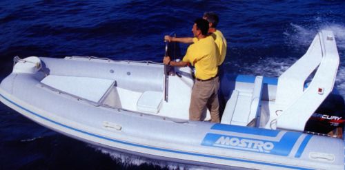 Außenborder-Schlauchboot - 451 - Mostro - RIB / mit Seitenkonsole / Offshore