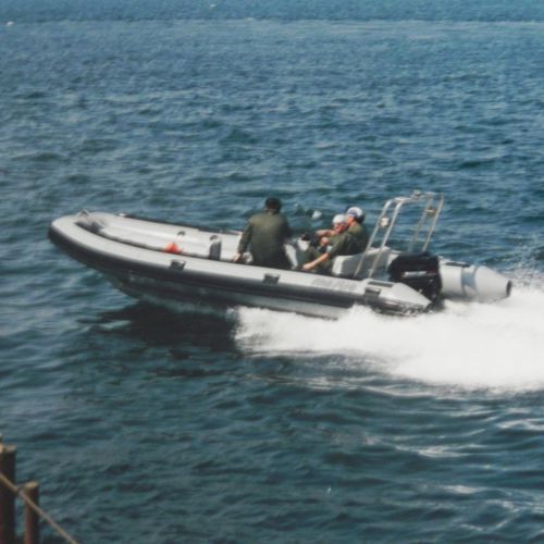Außenborder-Schlauchboot - TOP GUN 964 - Mostro - zweimotorig / halbstarr / mit Mittelkonsole