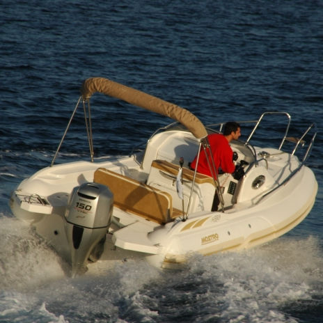 Außenborder-Schlauchboot - Spirit 550  - Mostro - halbstarr / mit Mittelkonsole / Sport