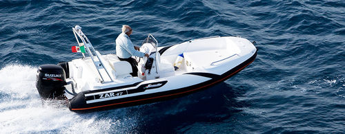 Außenborder-Schlauchboot - 47 - Zar Formenti - halbstarr / Open / mit Seitenkonsole