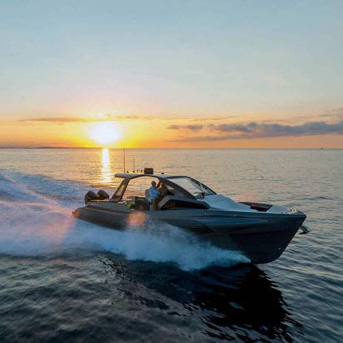 Außenborder-Schlauchboot - IMAGINE 130 - Zar Formenti - zweimotorig / halbstarr / Hardtop