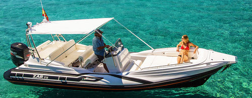 Außenborder-Schlauchboot - 75 SUITE  - Zar Formenti - halbstarr / Open / mit Mittelkonsole