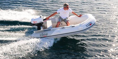 Außenborder-Schlauchboot - TS 280 - Ribeye - halbstarr / mit Jockey-Konsole / Aluminium