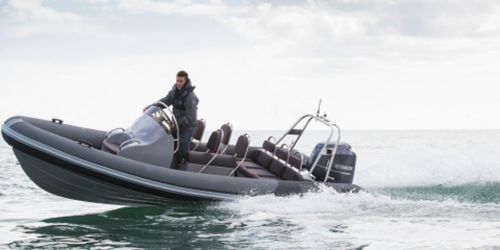 Außenborder-Schlauchboot - A 600 - Ribeye - RIB / mit Mittelkonsole / Offshore