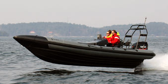 Passagierboot Berufsschiff - Lynx - Osprey - Außenborder / Festrumpf-Schlauchboot