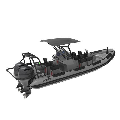 Patrouillenboot Berufsschiff - WAVERIDER 720 - GEMINI MARINE PTY LTD - Mehrzweck-Boot für Fischerei / Außenborder / RIB
