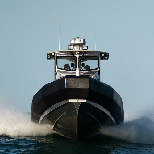 Patrouillenboot Berufsschiff - 755 ALURAID - Sillinger - Rettungsboot / Taucherbasisboot / Hafenservice-Boot