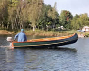 Mehrzweck-Kanu - THE VOYAGER - Northwoods - 1 Platz / Holz