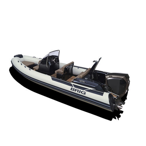 Außenborder-Schlauchboot - EAGLE 6 - Brig - halbstarr / Open / mit Seitenkonsole