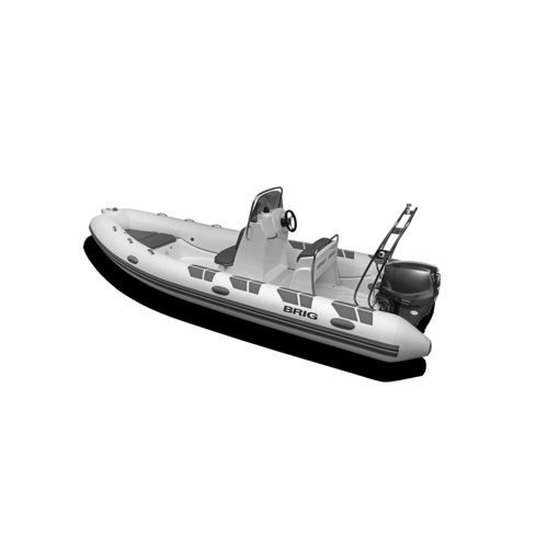 Außenborder-Schlauchboot - FALCON 570 - Brig - halbstarr / mit Mittelkonsole / Open
