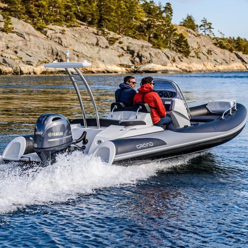Außenborder-Schlauchboot - G580 - GRAND Inflatable Boats - Festrumpf / Open / mit Mittelkonsole